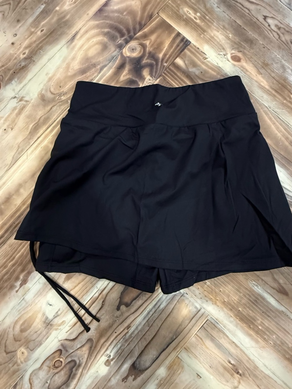 HALARA Black Active Skort with Built-In Shorts